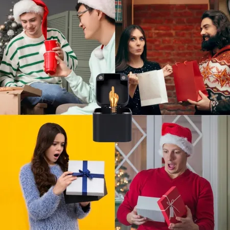 Śmieszny prezent gadżet prank dowcip FUCK YOU wyskakujący z pudełka