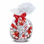 Tort KINDER ze Słodyczy Cukierków Kosz Prezent Zestaw DZIEŃ DZIECKA