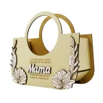Prezent na Dzień Mamy wyjątkowa personalizowana torebka flowerbox na słodycze na kwiaty gotowy prezent