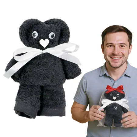 Tatowy Miś-Ręczniczek zabawny prezent na Dzień Ojca