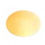 Podkład okrągły pod torty, ciasto złoty 16cm