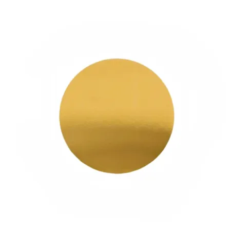 Podkład okrągły pod torty, ciasto złoty 16cm