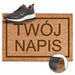 Personalizowana kokosowa wycieraczka z twoim napisem 40x60cm