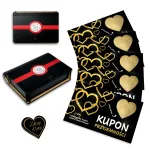 Kupony Przyjemności Zdrapek VOUCHER 25x w pudełku dla niej niego dla ukochanej na każdą okazje