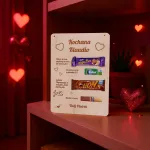 Prezent na Walentynki wyjątkowa Tabliczka na Batony