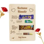 Prezent na Walentynki wyjątkowa Tabliczka na Batony