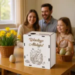 Wielkanocna skarbonka dla dzieci upominek dla rodziny do szoły przedszkola