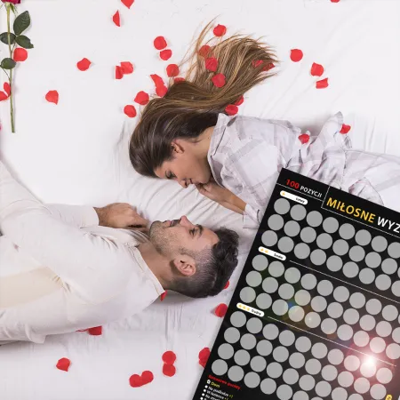 100 x KAMASUTRA ZDRAPKA - pozycje miłość DLA NIEJ DLA NIEGO Walentynki